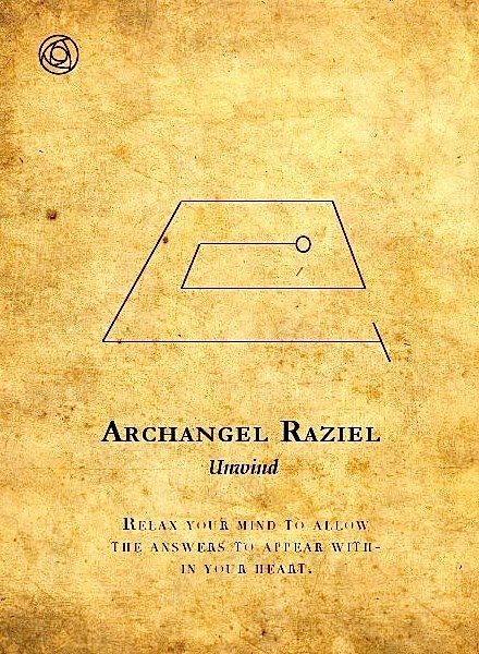 Archangel Raziel Symbol Angel Sigils, Archangel Raziel, Archangel Zadkiel, Angelic Symbols, The Archangels, Archangel Prayers, Magick Symbols, Healing Angels, I Believe In Angels