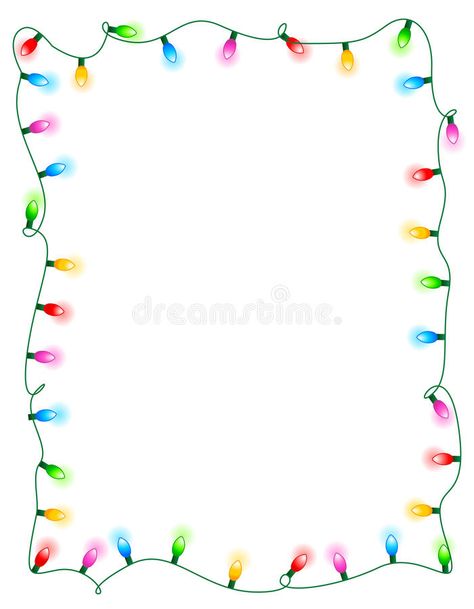 Christmas Light Border, Xmas Photobooth, Christmas Border Frame, Bujo Borders, Christmas Lights Border, Christmas Boarders, Free Christmas Borders, Xmas Cards Design, Ios Setup