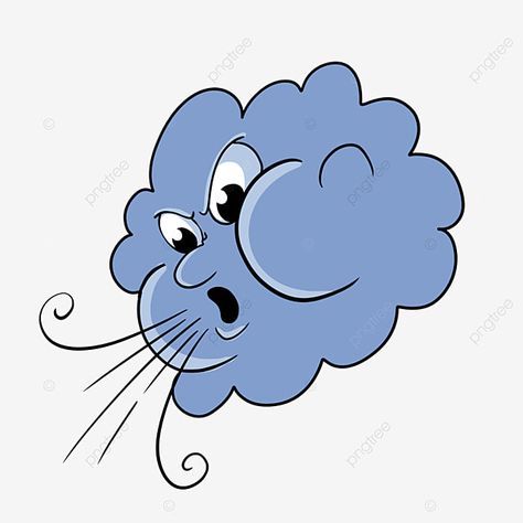 Weather Cartoon Pictures, How To Draw Wind, Weather Symbols For Kids, Air Cartoon, Wind Clipart, Clouds For Kids, Wind Cartoon, Weather Activities Preschool, Clouds Png