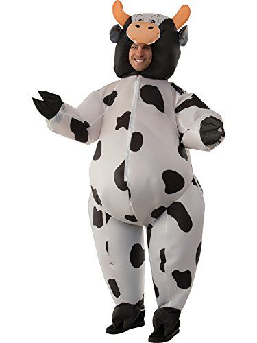 Men's Inflatable Cow Costume, Standard Best Halloween Costumes & Dresses USA Cow Halloween Costume, Bug Costume, Cow Costume, Inflatable Costumes, Cow Face, Black Cow, Funny Costumes, Adult Halloween Costumes, Baby Outfits