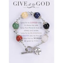 God Bracelet, Salvation Bracelet, Give It To God, Prayer Bead Bracelet, Yellow Aventurine, Blessing Bracelet, Christian Bracelets, Christian Crafts, Prayer Bracelet