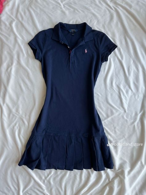 Polo Girl Aesthetic, Polo Club Outfit Women, Polo Dress Aesthetic, Polo Dress Outfit, Polo Aesthetic, Polo Ralph Lauren Dress, Polo Outfit, Ralph Lauren Top, Polo Ralph Lauren Women