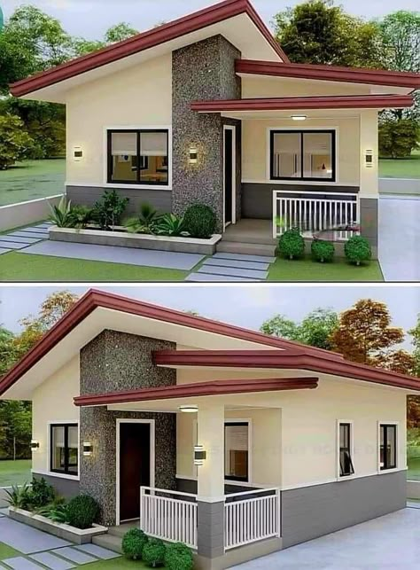 Small House Design Kerala, Philippines House, Modern Bungalow House Plans, Small House Design Philippines, Small House Blueprints, Philippines House Design, Modern Bungalow House Design, Bungalow Style House, Bungalow Style House Plans