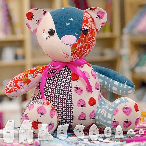 Bear Template, Old Baby Clothes, Memory Bears Pattern, Acrylic Templates, Bear Patterns Free, Teddy Bear Sewing Pattern, Sewing Templates, Ruler Set, Memory Bear