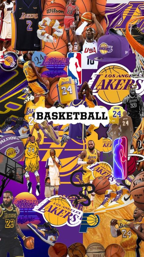 Cool Basketball Pictures, Lakers Wallpaper, Cool Basketball Wallpapers, Basketball Background, Jordan Logo Wallpaper, Pretty Wallpaper Ipad, Ball Aesthetic, Bola Basket, I Love Basketball