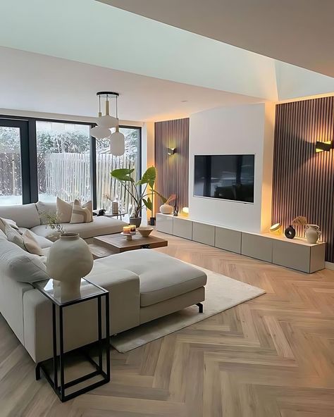 Living Room Design Inspiration, Home Design Living Room, Decor Home Living Room, White Furniture, Living Room Inspo, A Living Room, Apartment Living Room, Minimalist Living Room, Cozy Living Rooms