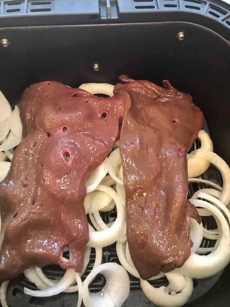 Air Fryer Old-Fashioned Liver and Onions - Fork To Spoon