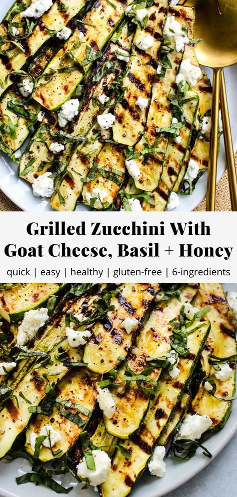 Carb Sides For Dinner, Zucchini Goat Cheese Recipes, Keto Summer Side Dishes, Vegetable Dense Meals, Summer Vegetable Dishes, Paleo Grilling Recipes, Paleo Side Dishes For Bbq, Summer Zucchini Side Dish, Grilling Out Sides Dishes