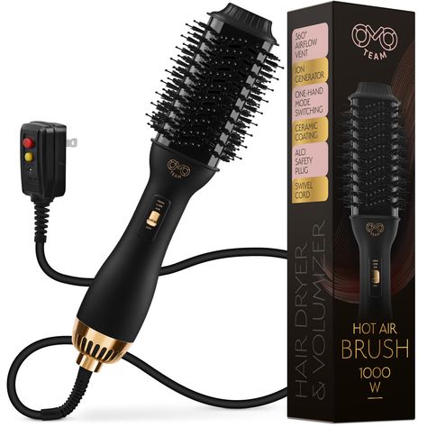 Brush Blow Dryer, Short To Medium Hair, Blow Dryer Brush, Brush Straightener, Hair Blower, Blow Dryers, Hot Air Brush, Dryer Brush, Blow Dry Brush