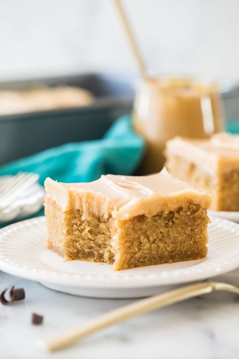 Cake With Peanut Butter Frosting, Peanut Butter Sheet Cake, Biscoff Cake, Salted Caramel Frosting, Apple Spice Cake, Chocolate Fudge Frosting, Oatmeal Cake, A Spicy Perspective, Cake Frosting Recipe