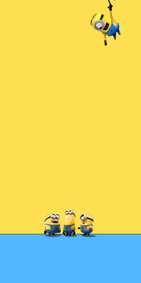 Minions Wallpaper Cute, Minion Background, 4 Minions, Minion Wallpaper Iphone, Iphone Dynamic Wallpaper, Cute Minions, Wallpaper For Mobile, Minions Wallpaper, 4k Wallpaper For Mobile