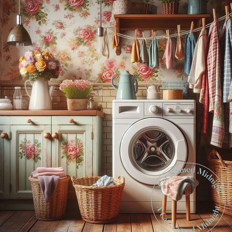 Vintage laundry rooms