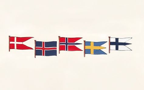 Scandinavian Culture Aesthetic, Nordic Flags, Royal Standard Flag, Scandinavian Travel, Finnish Flag, Scandinavian Culture, Scandinavian History, Finland Flag, Iceland Flag