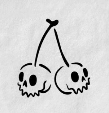 Easy Creepy Tattoos, Small Goth Doodles, Easy Self Tattoo Ideas, Small Simple Witchy Tattoos, Trippy Tattoo Ideas Easy, Cute Easy Halloween Doodles, Simple Spooky Doodles, Drawing Ideas Spooky, Cute Gothic Drawings