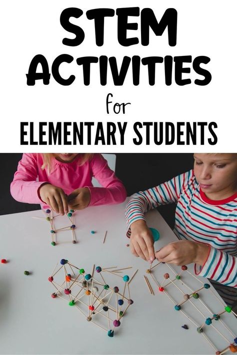 Science For Elementary Students, Student Activities Elementary, Steam For Elementary Students, Problem Solving Activities For Kids Critical Thinking, Elementary Kids Activities, Engaging Activities For Kids, Afterschool Activities Elementary, Fun Activities For Elementary Students, Stem Night Activities Elementary