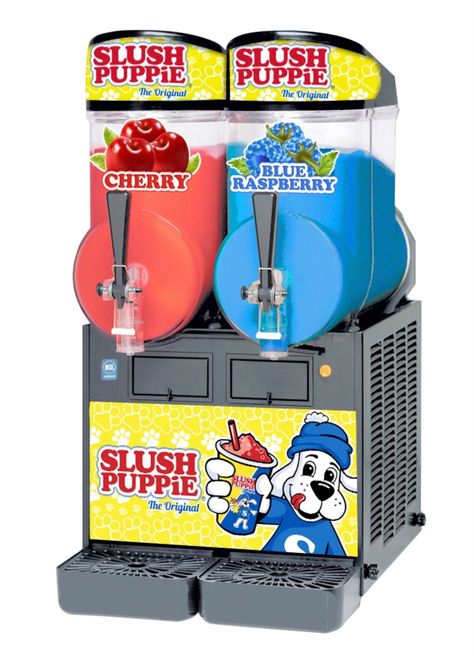 Slush Puppy Machine, Slush Puppy, Basement Apartment, Blue Cherry, Christmas Door Decorations, Slushies, Christmas Door, Basement, Door Decorations