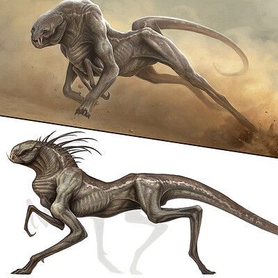 ArtStation - The Maze Runner - Creature Designs & Concept Arts Creature Concept Design, Concept Art Photoshop, Star Wars Creatures Concept Art, Alien Design Creature Concept, Alien Creature Concept Art, Mutant Monster Concept Art, Ken Barthelmey, Horror Sketch, Fictional Animals