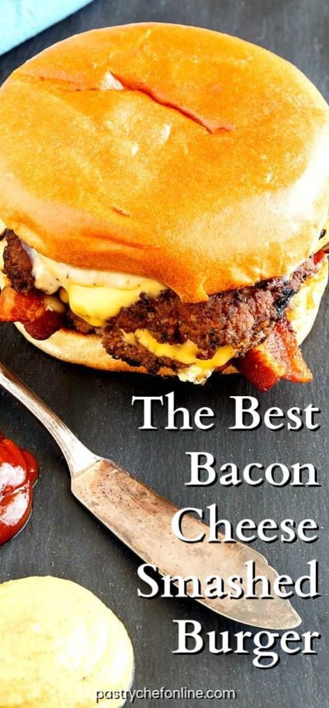 Homemade Cheese Burgers, Frisco Burger, Grilled Burger Recipes, Bacon Burgers, Burger Cheese, Smash Burger Recipe, Burger Recipes Beef, Best Burger Recipe, Cheeseburger Recipe