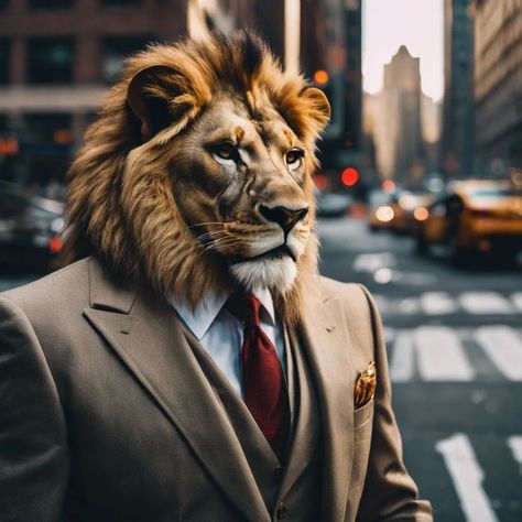 Awesome Art Work ❤️ #FantasyAIGallery #AIArt #DigitalArt #FantasyWorld #AICreative #NeuralNetworks #FutureArt #imaginaryWorlds #AIGenerated #DigitalFantasy #AIArtwork #SciFiArt #DigitalCreativity #ArtOfTheFuture #AIInspired #FantasyCreatures #VirtualArt #AIIllustration #ConceptArt #ArtCommunity Lion In Suit, Suit Concept Art, Lion Face Drawing, Suit Art, Whatsapp Wallpapers Hd, Social Media Profile, Lion King Art, Fantasy Posters, Lion Images