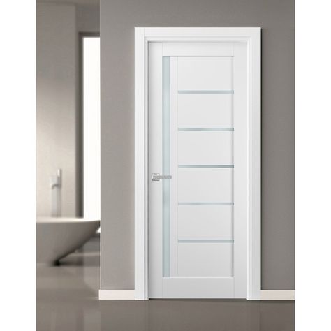 Paint Door, Glass Door Design, Barn Door Installation, Frameless Sliding Shower Doors, European Doors, Soft Opening, Doors Interior Modern, Pantry Doors, White Door