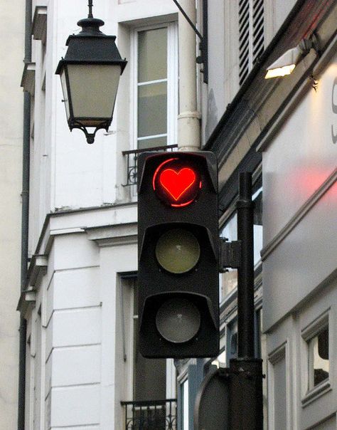 STOP.........in the name of LOVE Traffic Light, Heart On, Red Heart, A Heart, Building, Red, White