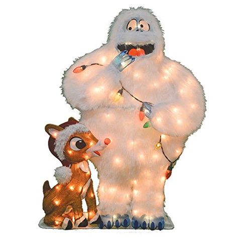 ProductWorks 32-Inch Holiday Décor Rudolph LED Pre-Lit 2D Yard Art with 80 Lights Bumble #christmas #signs #christmassigns #christmastree #christmasgifts #christmasdecorations #christmaslights #christmasshopping #christmasparty #christmaspresent #christmasmarket #ChristmasSeason #christmasgiftideas #christmaswreath Christmas Reindeer Decorations, Rudolph Christmas, Yard Ornaments, Christmas Yard Decorations, Festive Decoration, Christmas Yard, Bright Ideas, Christmas Hanukkah, Rudolph The Red