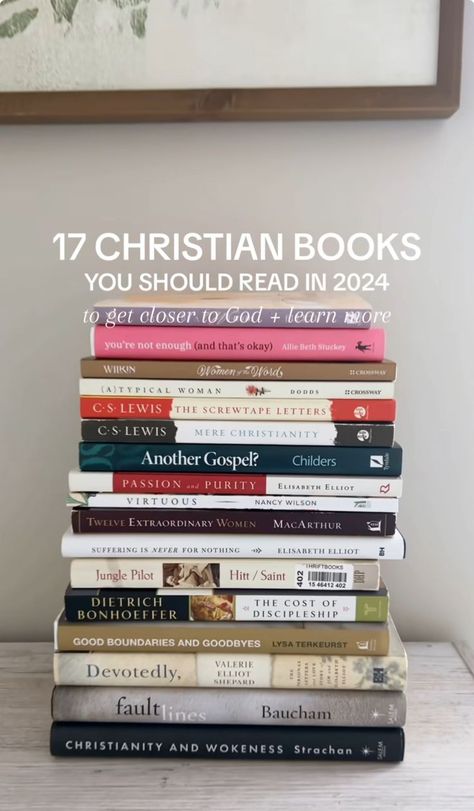 Books To Read Christian Fiction, Christian Book Club Books, Fiction Christian Books, Christian Books For Women Spiritual Growth, Best Bible Study Books, Christian Book Quotes, Christian Poetry Books, Books About Spirituality, Books About God