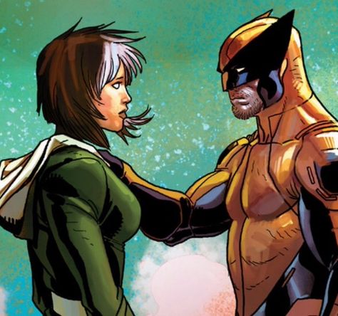 Logan And Rogue, Wolverine And Rogue, Rogue And Wolverine, Natsume Soseki, Logan Xmen, Rogue Xmen, Dandy Highwayman, Marvel Rogue, Wolverine Comic