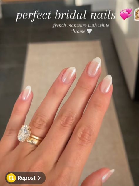 [AffiliateLink] 82 Hot Wedding Nails For Bride Classy Bridal Wedding Dress Tips You'll Be Surprised By In All Season #weddingnailsforbrideclassybridalweddingdress Bridal Natural Nails, Cute Simple Wedding Nails, Bridal Gel Manicure, Celebrity Wedding Nails, Bridal Biab Nails, Bridal Nails Simple Elegant, Wedding Nails For Bride Classy Bridal French, Wedding Chrome Nails, Simple Elegant Wedding Nails