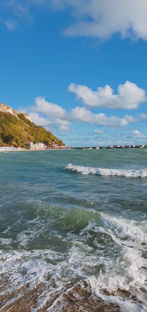 A photo taken in the town of Kavarna. It is situated in Bulgaria on the west coast of Black Sea. The photo was taken in October 2023. Black Sea Bulgaria, Sea Photo, In The Town, Black Sea, Beach Resorts, Us Travel, The Photo, West Coast, Bulgaria