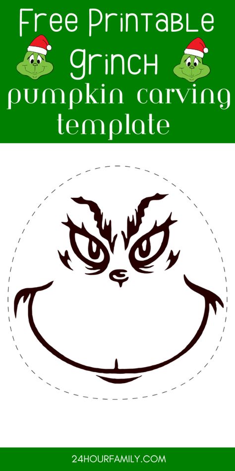 Grinch Face Printables Free, Grinch Face Printable, Grinch Pattern Printable, Grinch Face Stencil, Grinch Eyes Template, Grinch Patterns Free, Grinch Faces Printable, Grinch Pumpkin Carving Template, The Grinch Pumpkin Carving