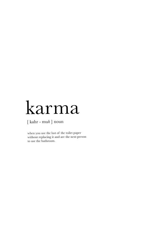 Karma Karma Quotes Wallpaper, Tato Karma, Karma Tattoo Ideas Women, Karma Aesthetic, Tattoo Karma, Karma Meaning, Karma Tattoo, White Wallpapers, Swift Quotes