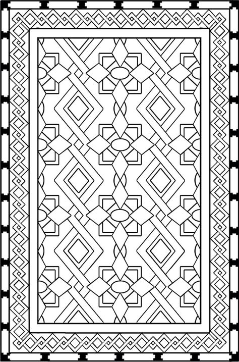 ԑ̮̑♦̮̑ɜ~Mandala para Colorear~ԑ̮̑♦̮̑ɜ Arabic Carpet Pattern, Iranian Carpet Pattern, Carpet Iranian, Iranian Pattern, Persian Carpet Pattern, Arabic Tiles, Iran Carpet, Carpet Design Pattern, Carpet Making