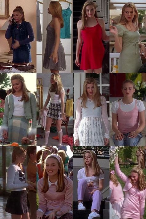 #fashion #cherhorowitz 💄💋💅🏻👠👠 Cher Horowitz Style, 90s Girl Fashion, Look 80s, 90’s Outfits, Clueless Fashion, Cher Horowitz, 90s Inspired Outfits, 90s Girl, Clueless Outfits