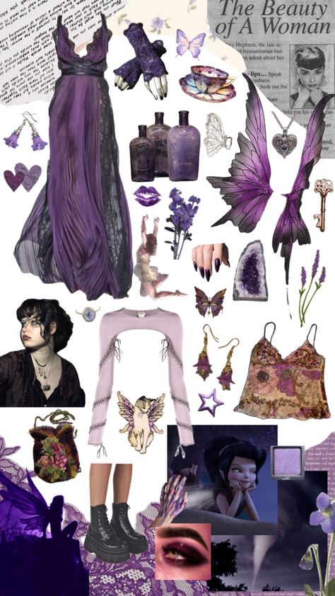 #vidia #vidiaoutfit #outfitinspo #vibes #aesthetic #aestheticboard #mood #purpleaesthetic #beauty Witchy Outfits, Mazzy Star, Downtown Outfits, Alt Outfits, Witchy Fashion, Witch Outfit, Purple Outfits, Swaggy Outfits, Gothic Outfits