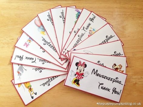 Disney Mousekeeping Tip Envelopes Mousekeeping Envelopes, Disney Printables Free, Disney Free, Disney Printables, Purple Pumpkin, Disney Mouse, Disney Travel, Disney World Planning, Disney Planning