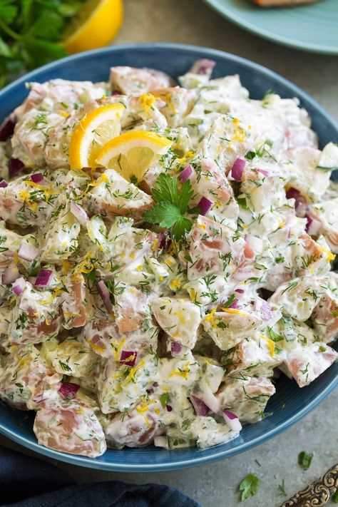 Potato Salad Mayonnaise, Greek Potato Salad, Potato Salad With Apples, Salad Recipes With Bacon, Potato Salad Dill, Potato Salad Dressing, Potato Salad Recipe Easy, Potato Salad Healthy, Potato Salad With Egg