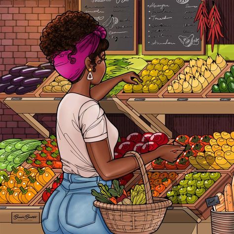 Healthy Eating Black Women, Nicholle Kobi, Book Witch, Black Power Art, Corporate Women, Black Artwork, Black Families, Black Love Art, Afro Art