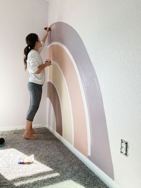 Painting Girls Room Ideas, Toddler Girl Paint Colors Room Ideas, Girls Room Mural Ideas, Big Girl Room Makeover, Toddler Bedroom Paint Ideas, Baby Girl Room Paint Ideas, Toddler Girl Bedroom Paint Ideas, Kid Room Paint Ideas, Paint Girls Room