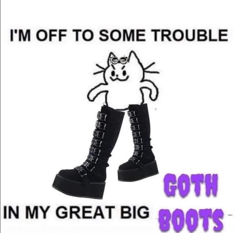 Goth Humor, Goth Memes, Goth Core, Fall Memes, Goth Subculture, Goth Boots, Baby Bats, 웃긴 사진, Goth Aesthetic