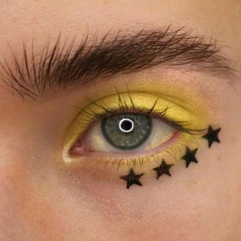 Grey Makeup, Drag Make-up, Yellow Eyeshadow, Cool Makeup, Make Up Inspiration, Kesha, Eye Makeup Art, Mac Makeup, Editorial Makeup