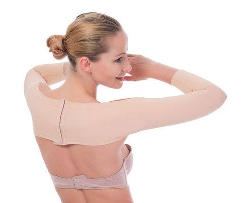 Upper Arm Compression Sleeve Shaper Crop Top - Posture Corrector Back Supporter Women Liposuction Compression Garment in 2022 | Compression arm sleeves, Compression sleeves, Liposuction Tone Up Arms, Shoulder Bones, Compression Arm Sleeves, Excess Skin, Arm Fat, Compression Garment, Saggy Skin, Posture Corrector, Compression Sleeves