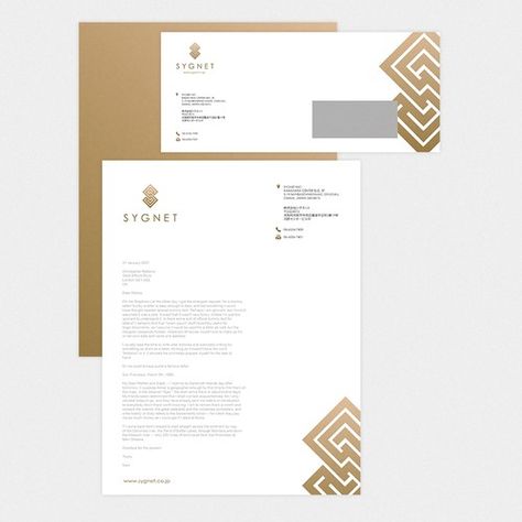 Runner-up design by NINE999 Business Card And Letterhead Design, Business Letterhead Design, Letterhead Design Inspiration, Letter Heads, Stationery Design Inspiration, Letterhead Business, Stationary Branding, Business Envelopes, Envelope Lettering