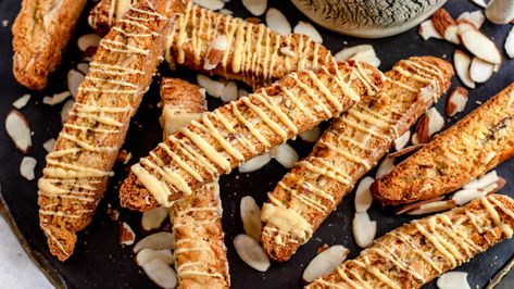 Biscotti Coffee Biscotti, Almond Biscotti Recipe, Dinner Gathering, Almond Toffee, Grandmothers Kitchen, Italian Meals, Italian Recipes Dessert, Italian Favorites, Bars And Cookies