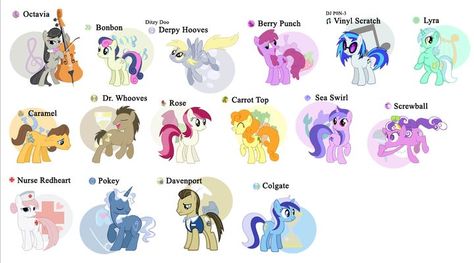 Side Characters Mlp Side Characters, Mlp Poses, Mlp Characters, Mlp My Little Pony, Art Aesthetic, Series Movies, Tattoo Art, My Little Pony, Art Tattoo