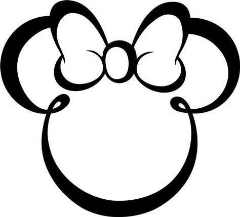 Minnie Mouse Head Disney Silhouette Art, Family Disney Shirts Matching, Disney Svg Files, Minnie Mouse Head, Custom Disney Shirts, Mickey Mouse Pictures, Idee Cricut, Cartoon Character Tattoos, Svg Ideas