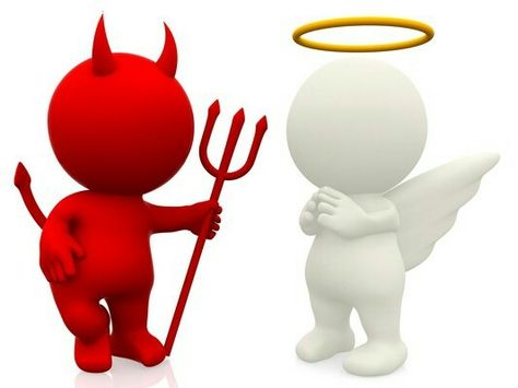 3d men devil and angel Angel Or Demon, Man Clipart, Sculpture Lessons, Gif Animated, Emoji Images, Cute Emoji, Good And Bad, 3d Icons, Angel And Devil