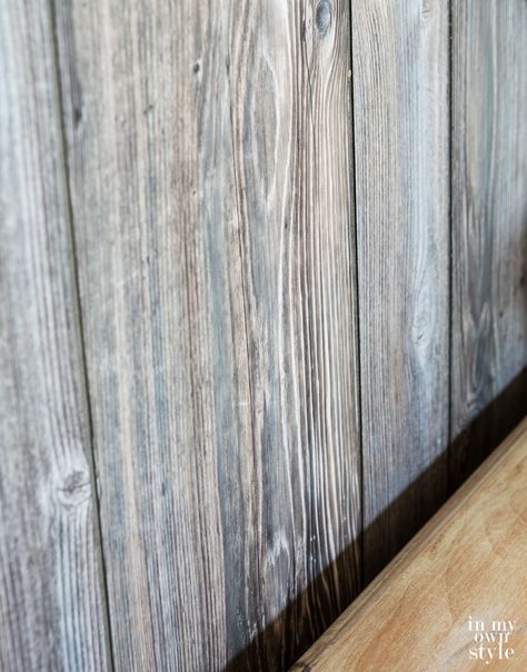 Barnwood Grey 4 x 8 paneling in the sunlight. 70s Paneling, Painting Fake Wood, Barnwood Paneling, Eclectic Diy, Bead Board Walls, Creole Cottage, Living Room Painting, Fake Wood, Painting Wood Paneling