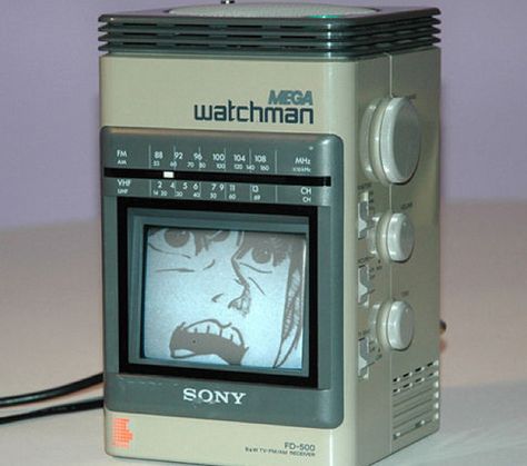 Phredd8's "Sony Mega Watchman" Gadget Elettronici, Old Television, Gadget Tecnologici, Retro Gadgets, Vintage Television, Old Technology, Old Computers, Vintage Tv, Vintage Radio