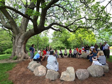 Wellbeing Garden School, Outdoor Classroom High School, School Beautification Ideas Outdoor, Nature School Outdoor Classroom, School In Forest, Outdoor Classroom Ideas, Outdoor Classroom Design, Open Classroom, School Outdoor Classroom